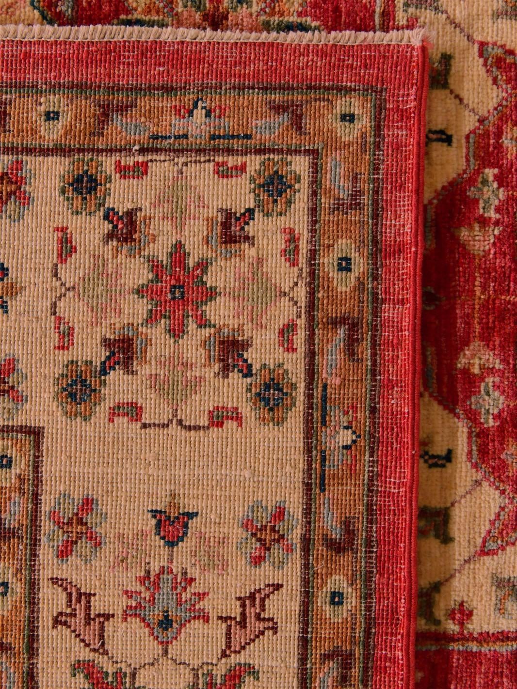 Detail image 12 of 12: 5' x 7' 7 Hand Knotted Mamluk Ziegler Rug