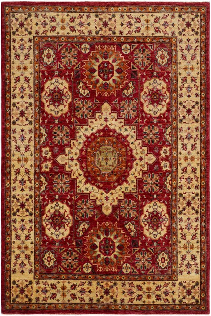 5' x 7' 7 Hand Knotted Mamluk Ziegler Rug