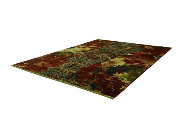 5' 2 x 6' 10 Hand Knotted Mamluk Ziegler Rug