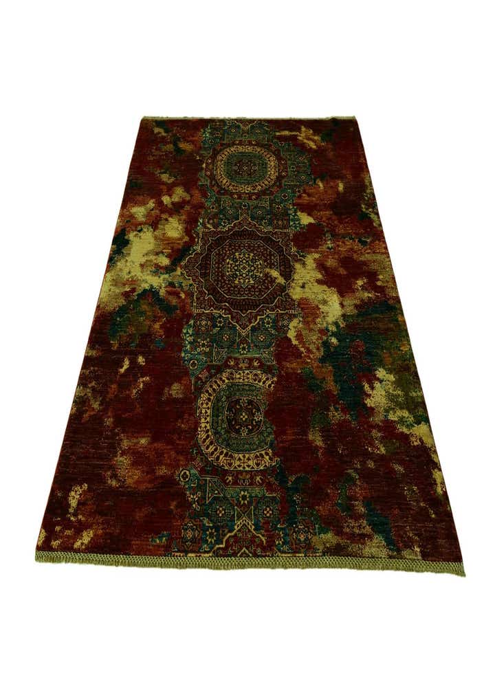 5' 2 x 6' 10 Hand Knotted Mamluk Ziegler Rug