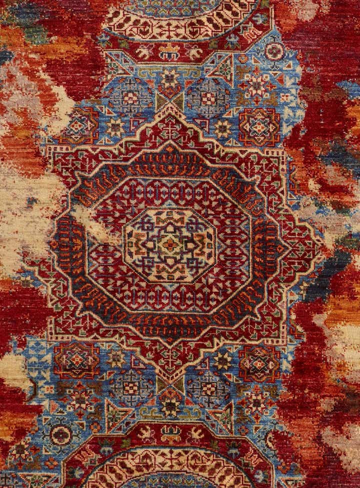 5' 2 x 6' 10 Hand Knotted Mamluk Ziegler Rug