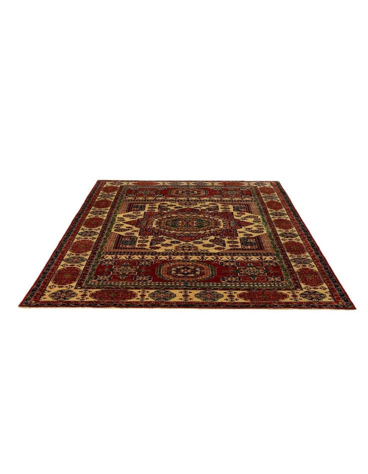 Detail image of 6' x 8' 11 Hand Knotted Mamluk Ziegler Rug