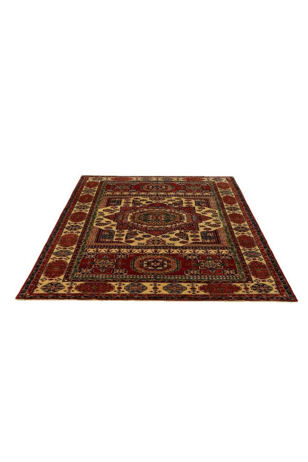 Detail image of 6' x 8' 11 Hand Knotted Mamluk Ziegler Rug