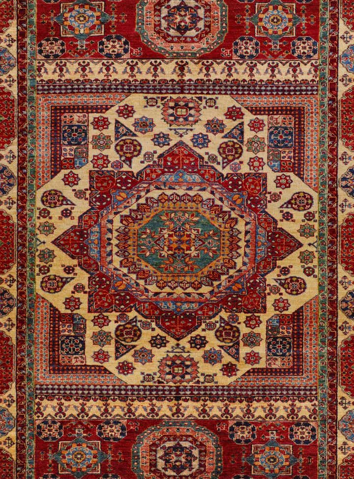6' x 8' 11 Hand Knotted Mamluk Ziegler Rug