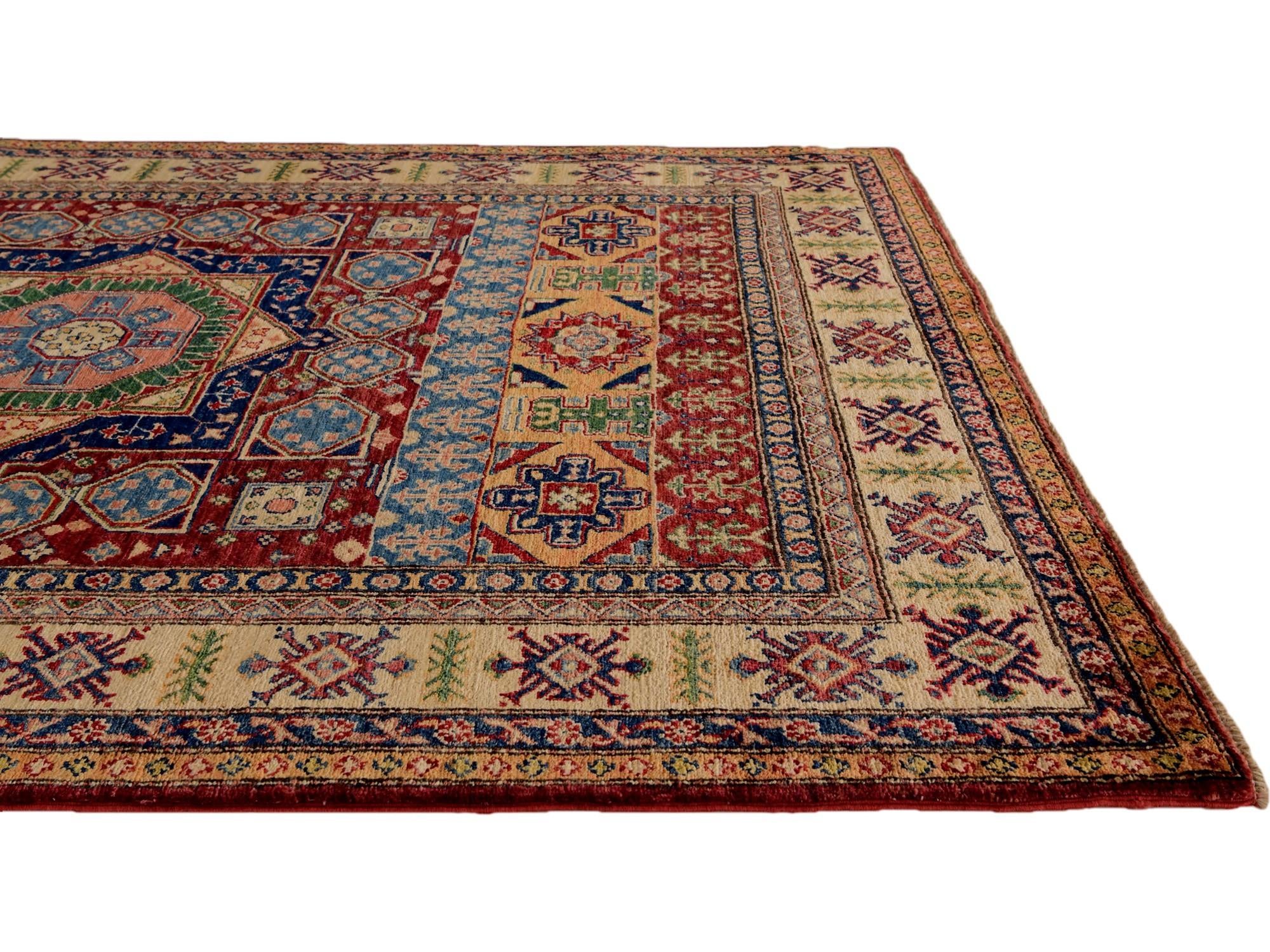 5' x 6' 6 Hand Knotted Mamluk Ziegler Rug