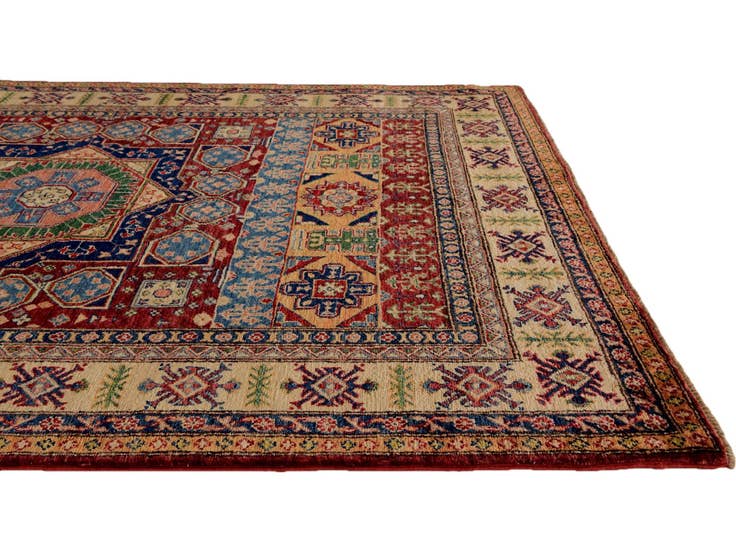 Detail image of 5' x 6' 6 Hand Knotted Mamluk Ziegler Rug