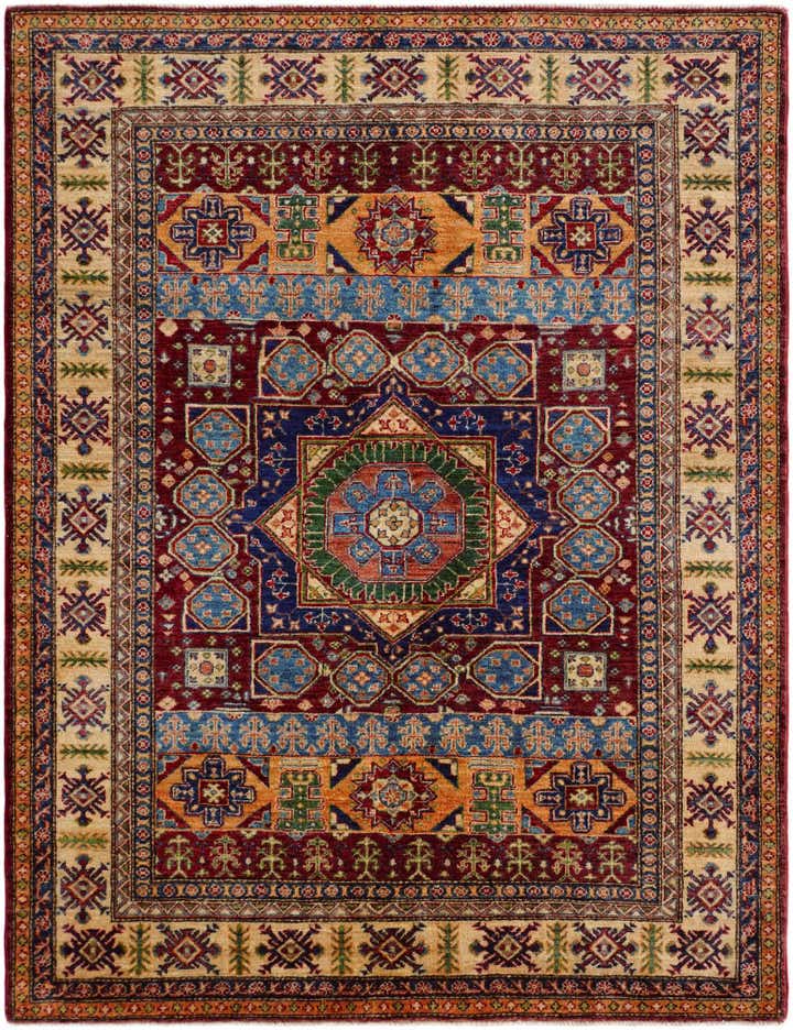 5' x 6' 6 Hand Knotted Mamluk Ziegler Rug