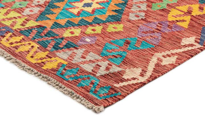 7' 1 x 9' 7 Hand Knotted Marok Kilim Rug
