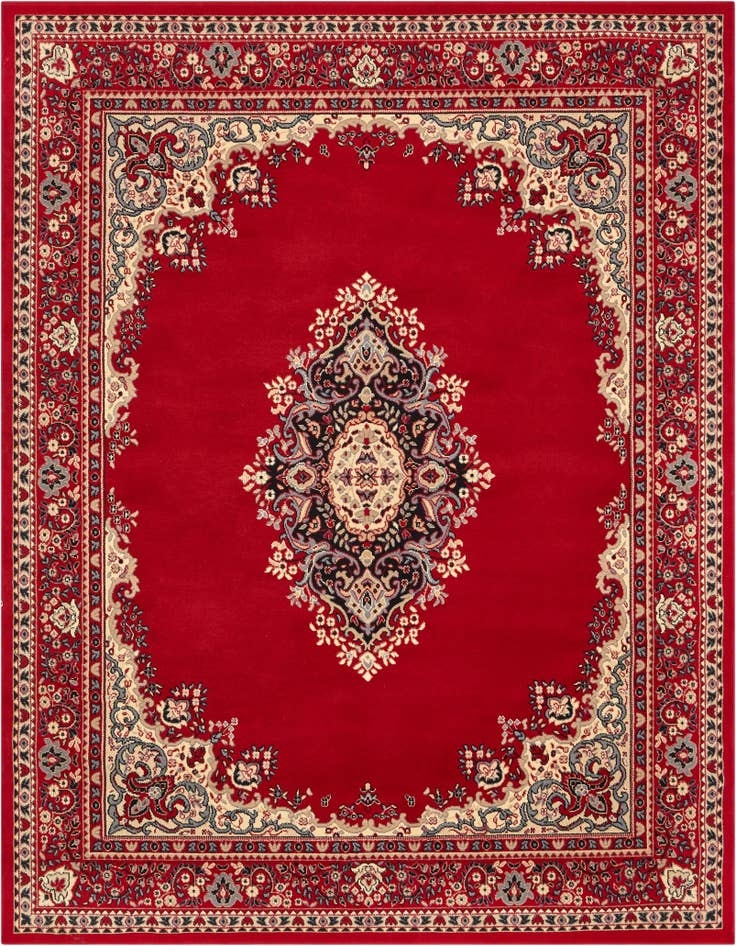 Detail image of 7' 10 x 10' Mashad Design Rug