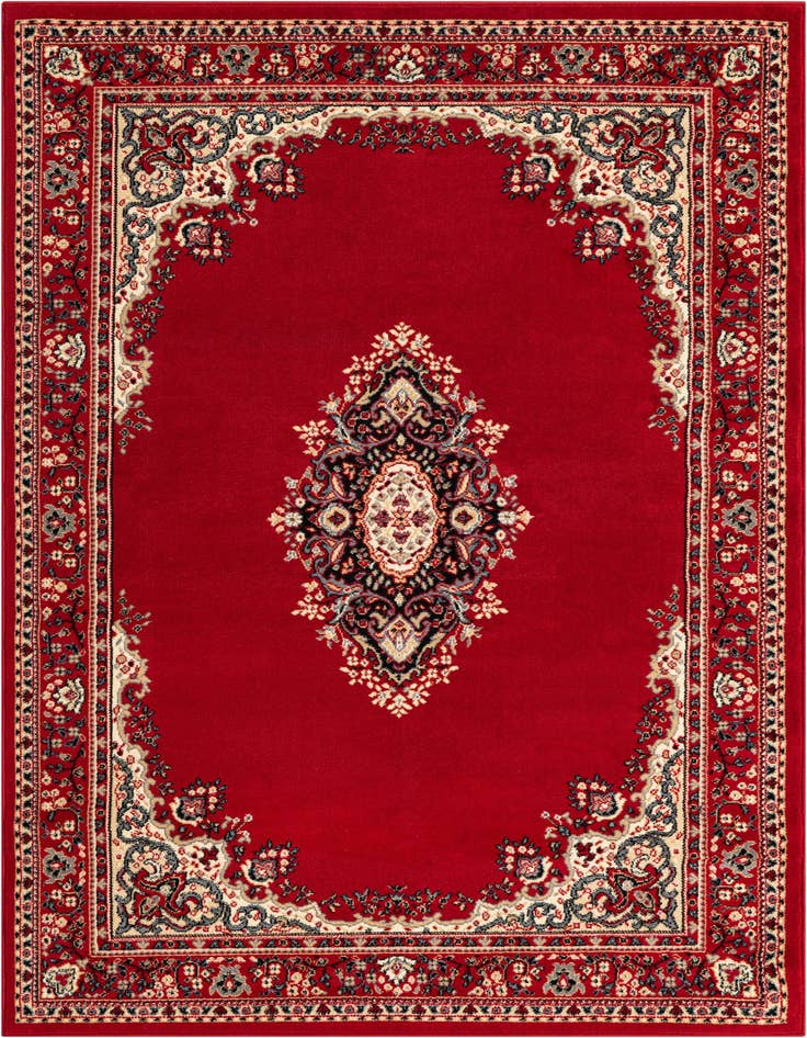 Detail image of 5' 3 x 8' Mashad Design Rug