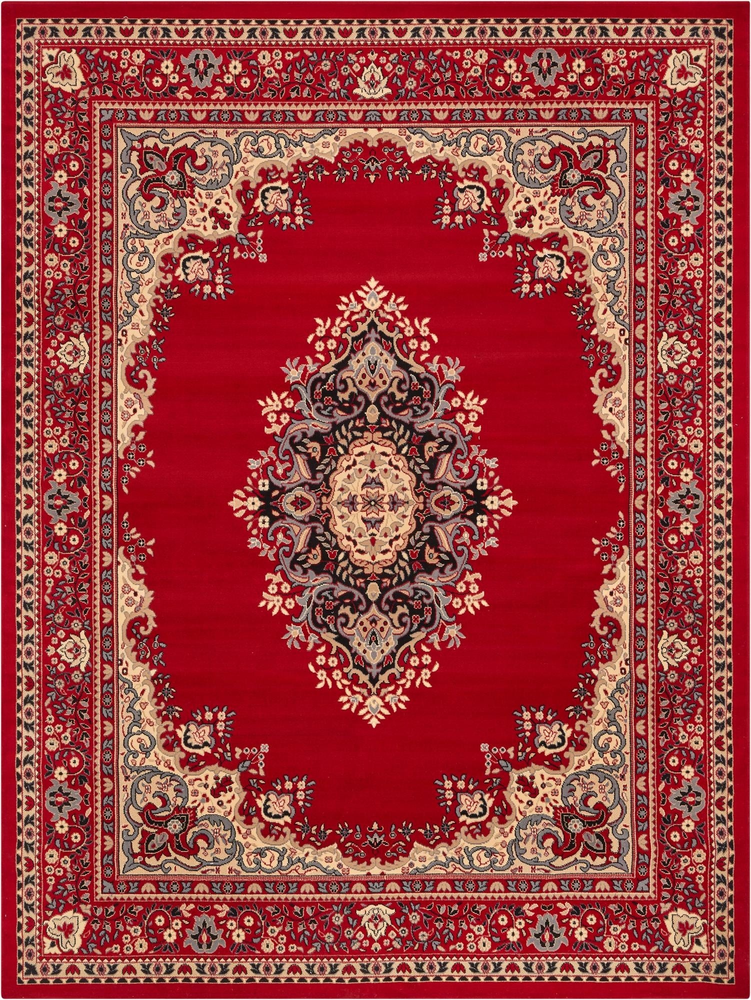 9' x 12' Mashad Design Rug