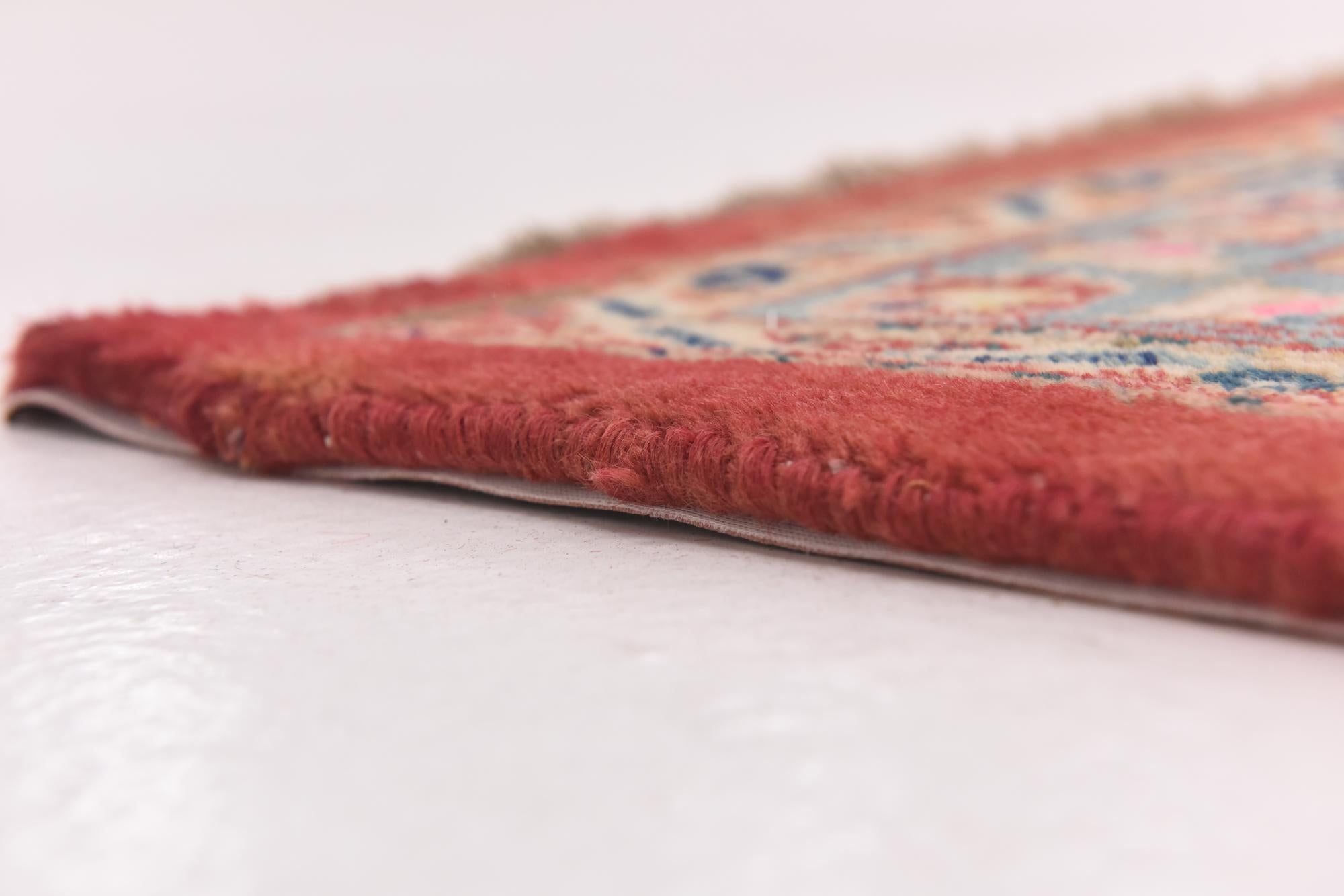 9' 8 x 13' Hand Knotted Mashad Persian Wool Rug