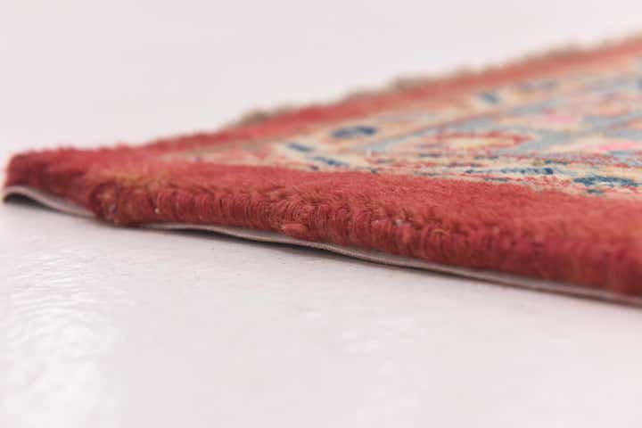 9' 8 x 13' Hand Knotted Mashad Persian Wool Rug