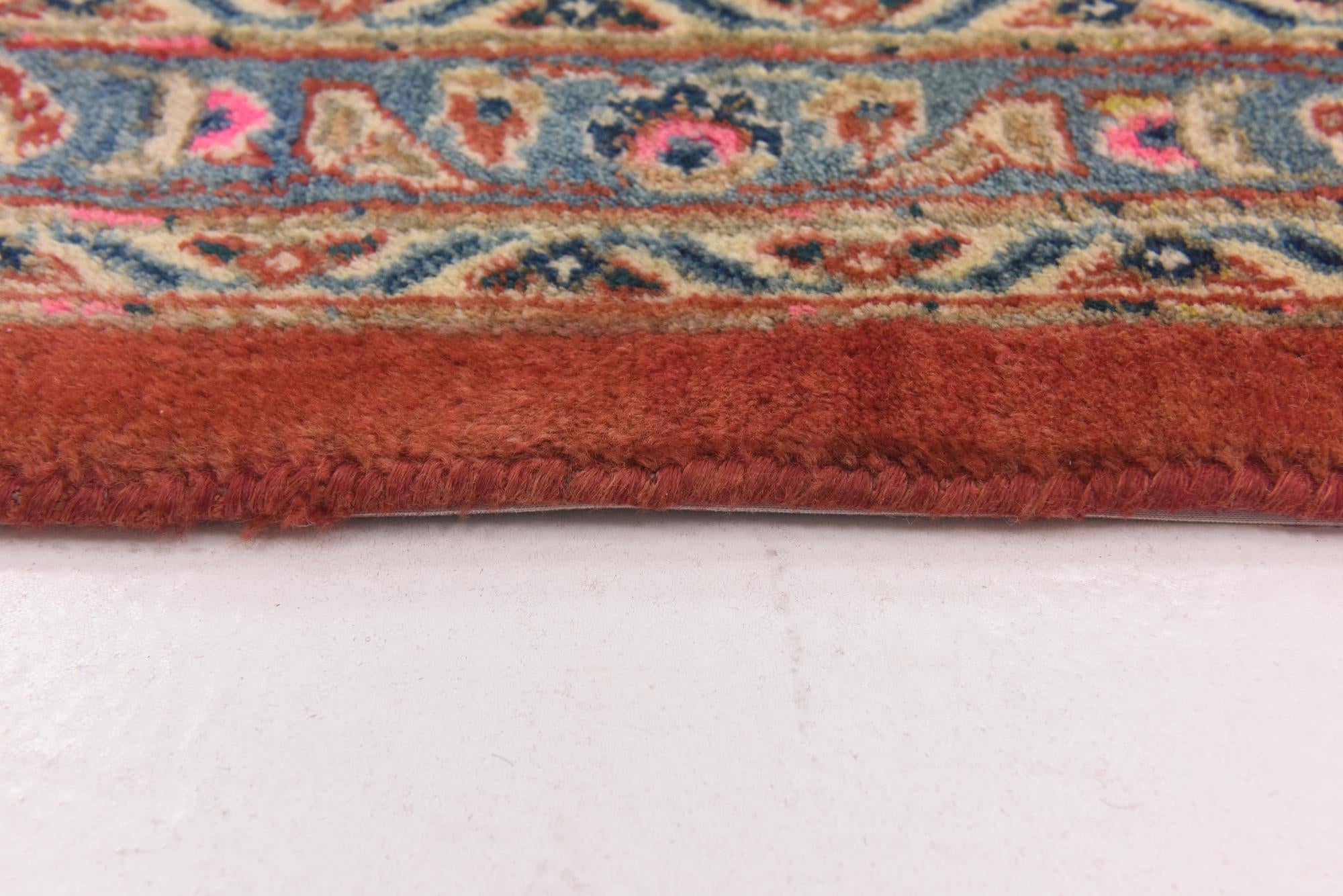 9' 8 x 13' Hand Knotted Mashad Persian Wool Rug