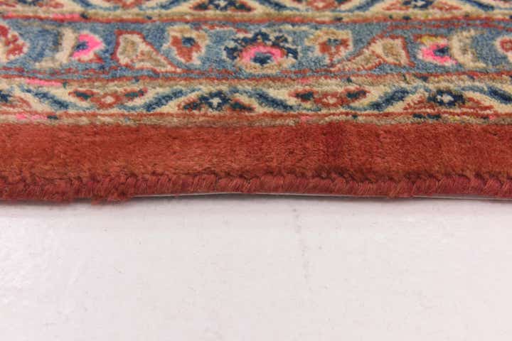 9' 8 x 13' Hand Knotted Mashad Persian Wool Rug