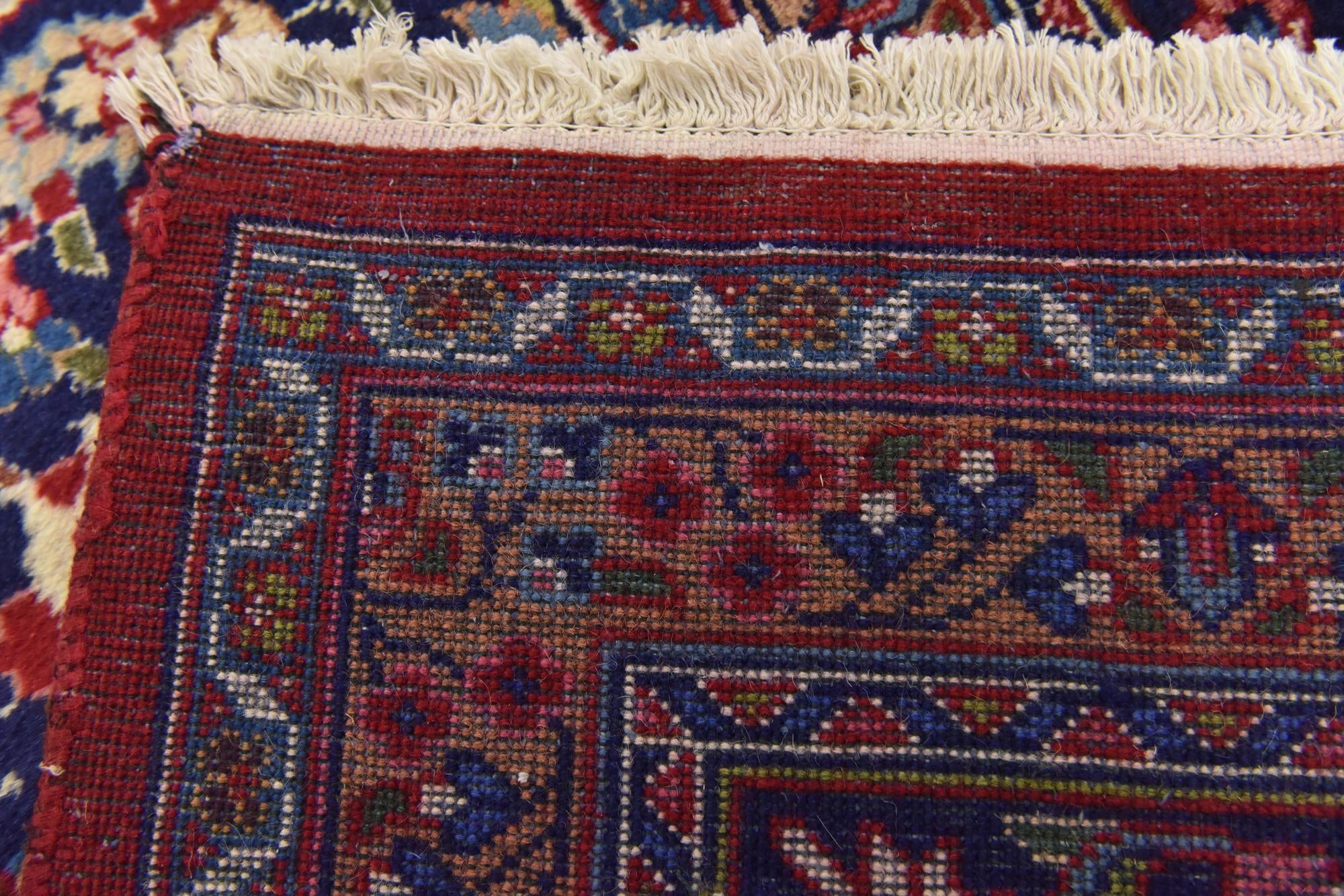 9' 7 x 12' 10 Hand Knotted Mashad Persian Wool Rug