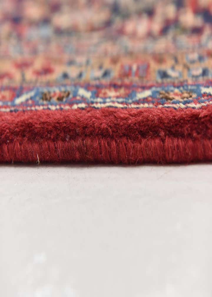 9' 7 x 12' 10 Hand Knotted Mashad Persian Wool Rug