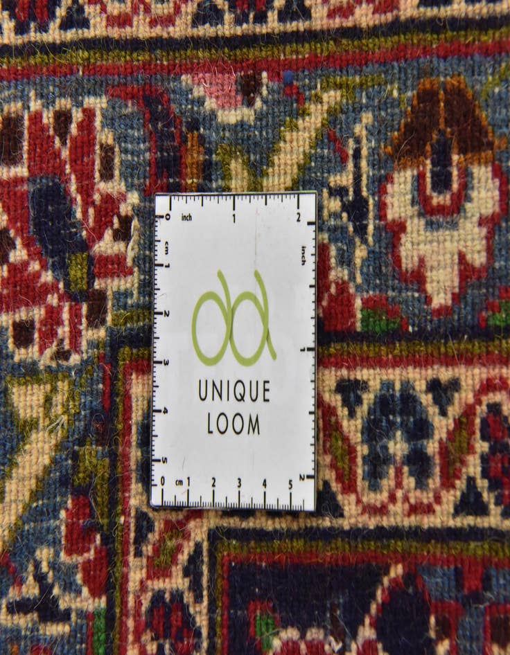 Detail image of 9' 10 x 12' 10  Hand Knotted Mashad Persian Wool Rug