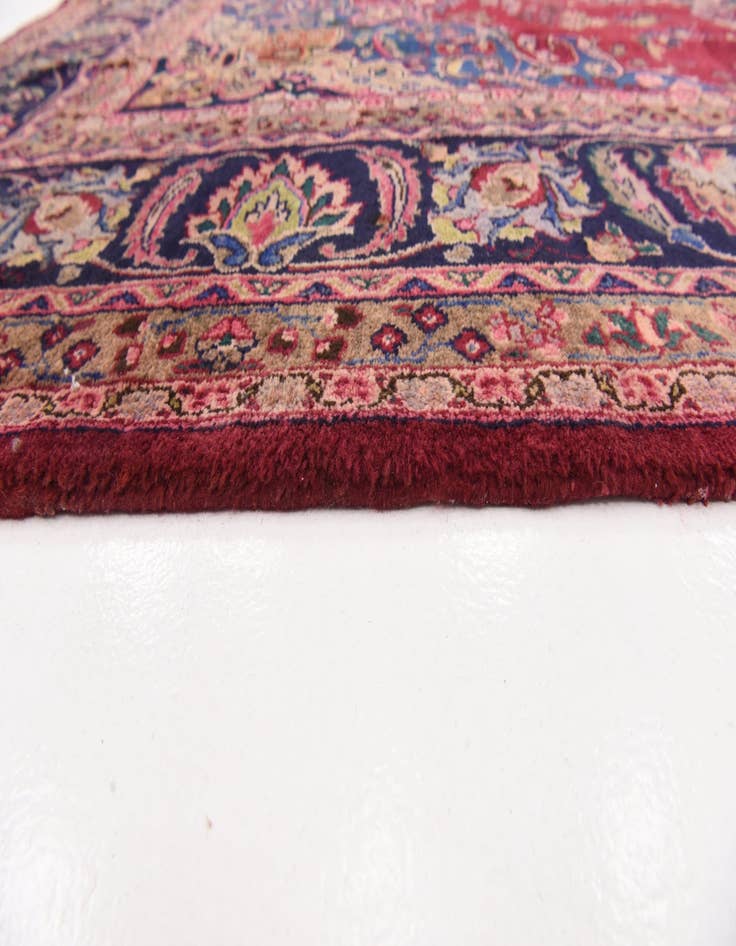 Detail image of 9' 8 x 12' 8  Hand Knotted Mashad Persian Wool Rug