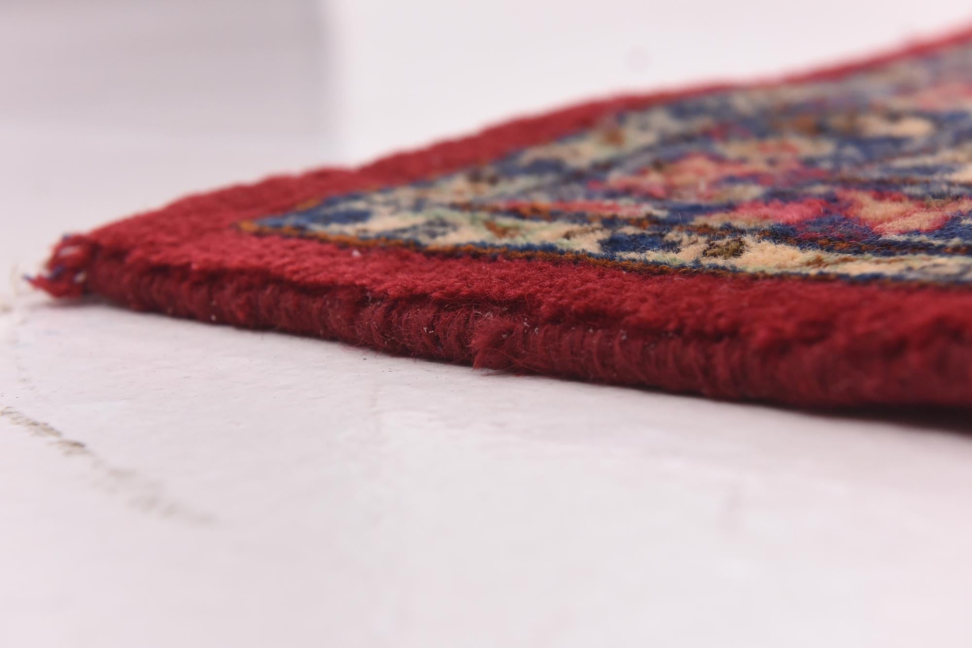 9' 10 x 13' 8 Hand Knotted Mashad Persian Wool Rug