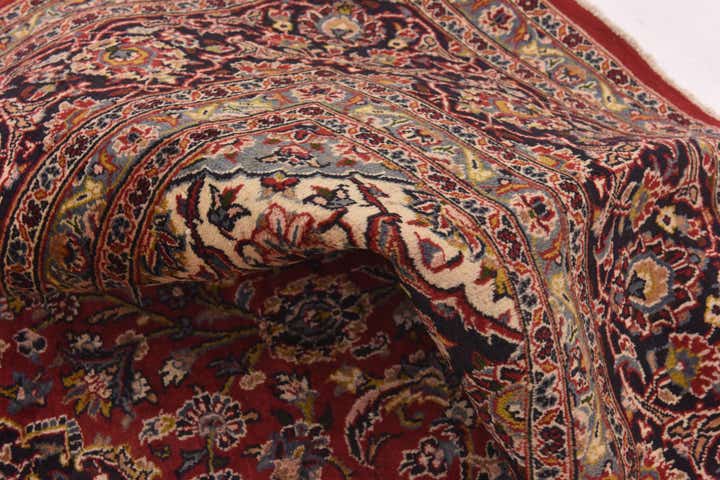9' 8 x 12' 8 Hand Knotted Mashad Persian Wool Rug