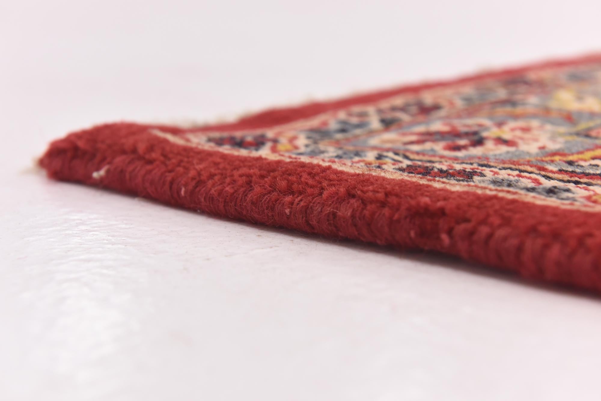 9' 8 x 12' 8 Hand Knotted Mashad Persian Wool Rug