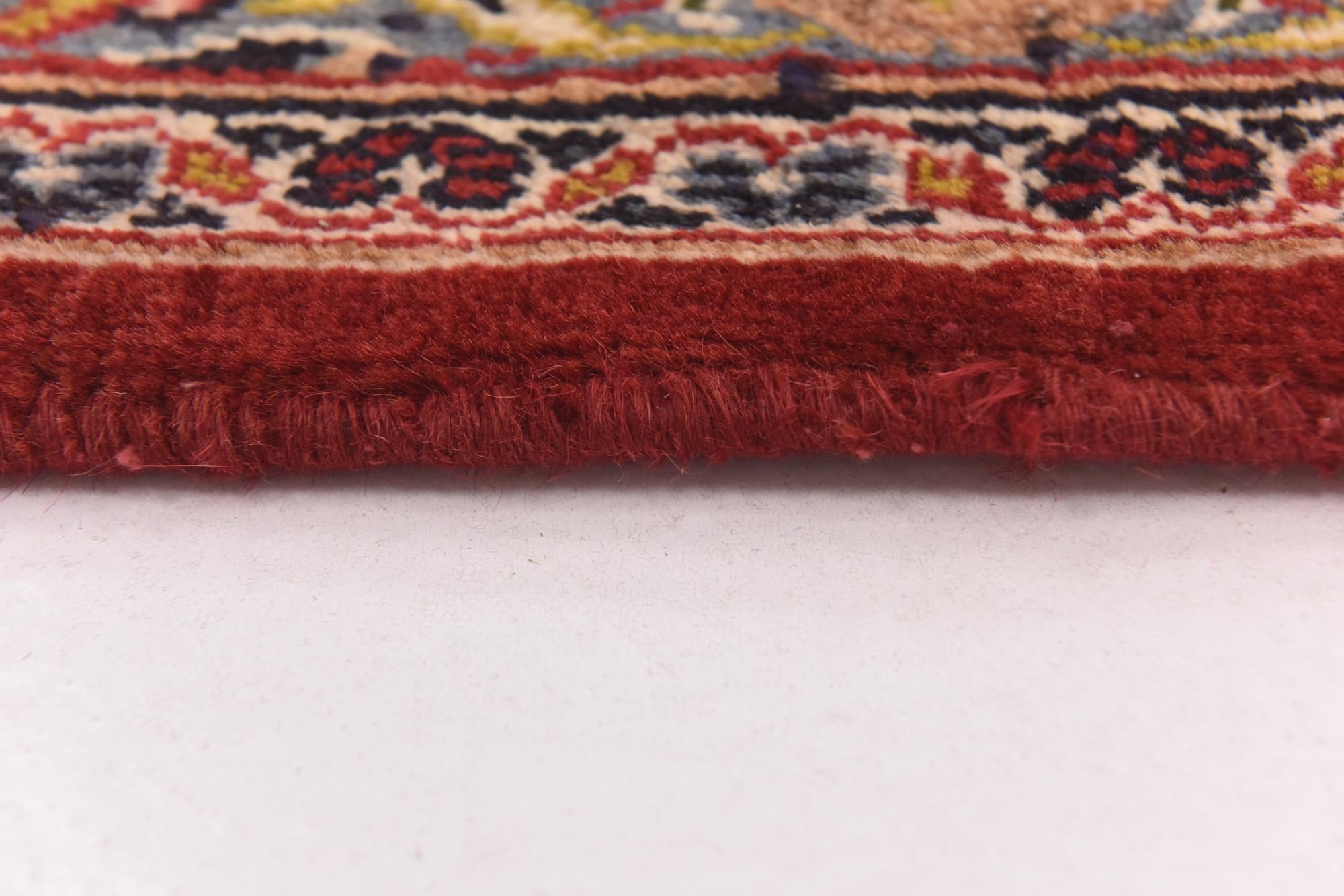 9' 8 x 12' 8 Hand Knotted Mashad Persian Wool Rug
