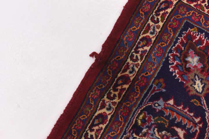 9' 8 x 13' Hand Knotted Mashad Persian Wool Rug