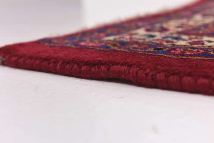 9' 8 x 13' Hand Knotted Mashad Persian Wool Rug