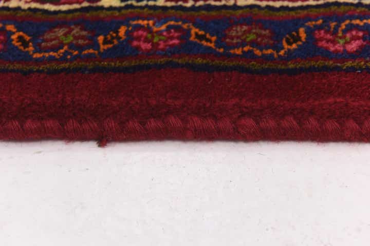 9' 8 x 13' Hand Knotted Mashad Persian Wool Rug
