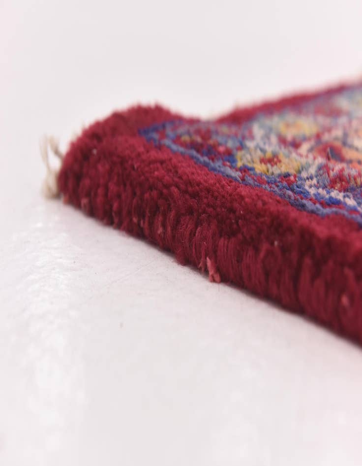 Detail image of 10' x 12' 6 Hand Knotted Mashad Persian Wool Rug