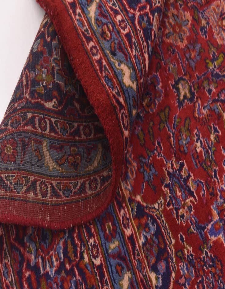 Detail image of 10' x 12' 10  Hand Knotted Mashad Persian Wool Rug