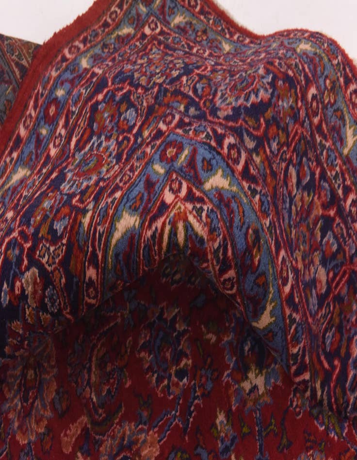 Detail image of 10' x 12' 10  Hand Knotted Mashad Persian Wool Rug