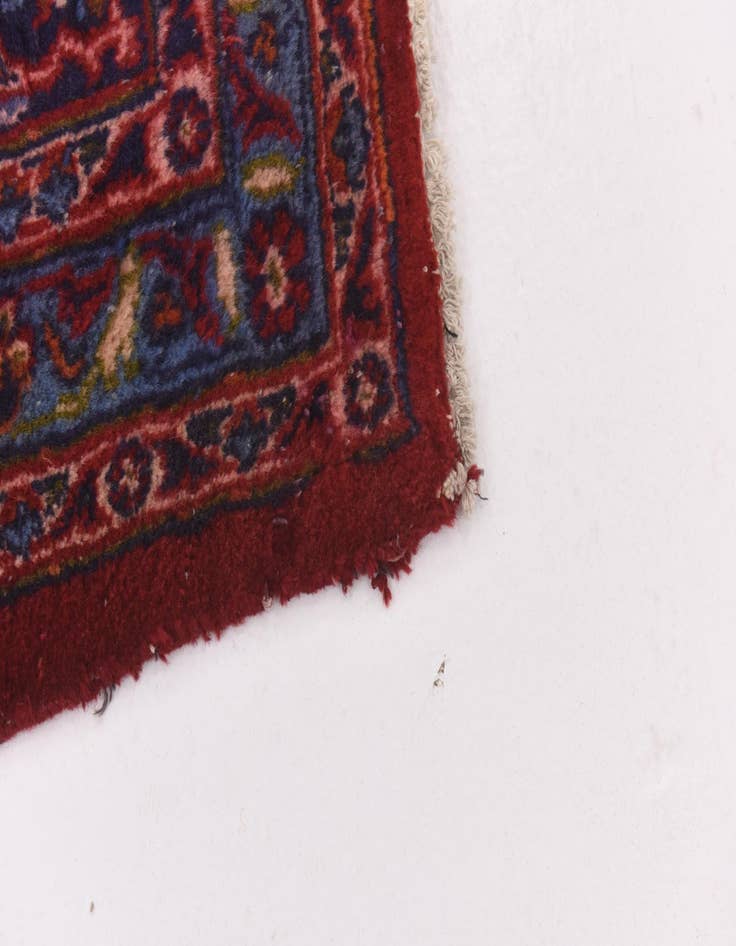 Detail image of 10' x 12' 10  Hand Knotted Mashad Persian Wool Rug