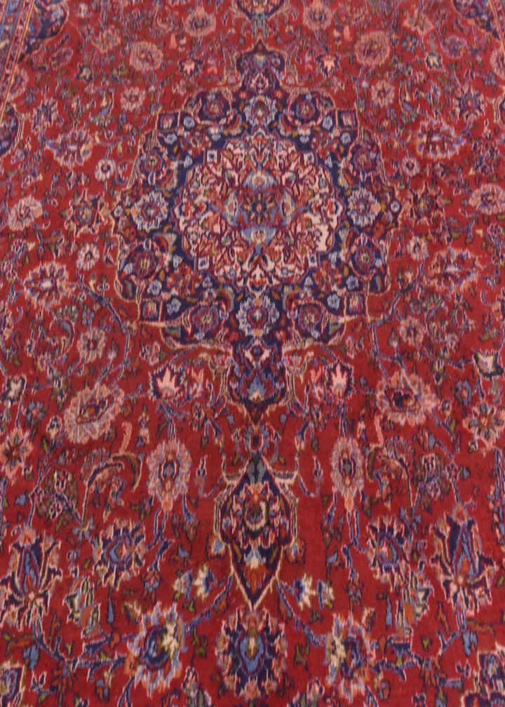 10' x 12' 10 Hand Knotted Mashad Persian Wool Rug