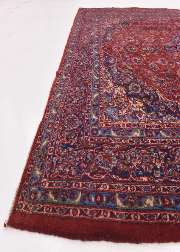 10' x 12' 10 Hand Knotted Mashad Persian Wool Rug