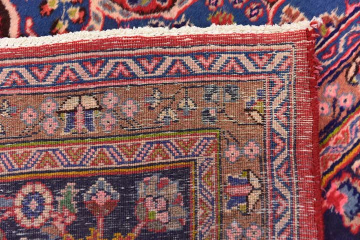 9' 6 x 12' 5 Hand Knotted Mashad Persian Wool Rug