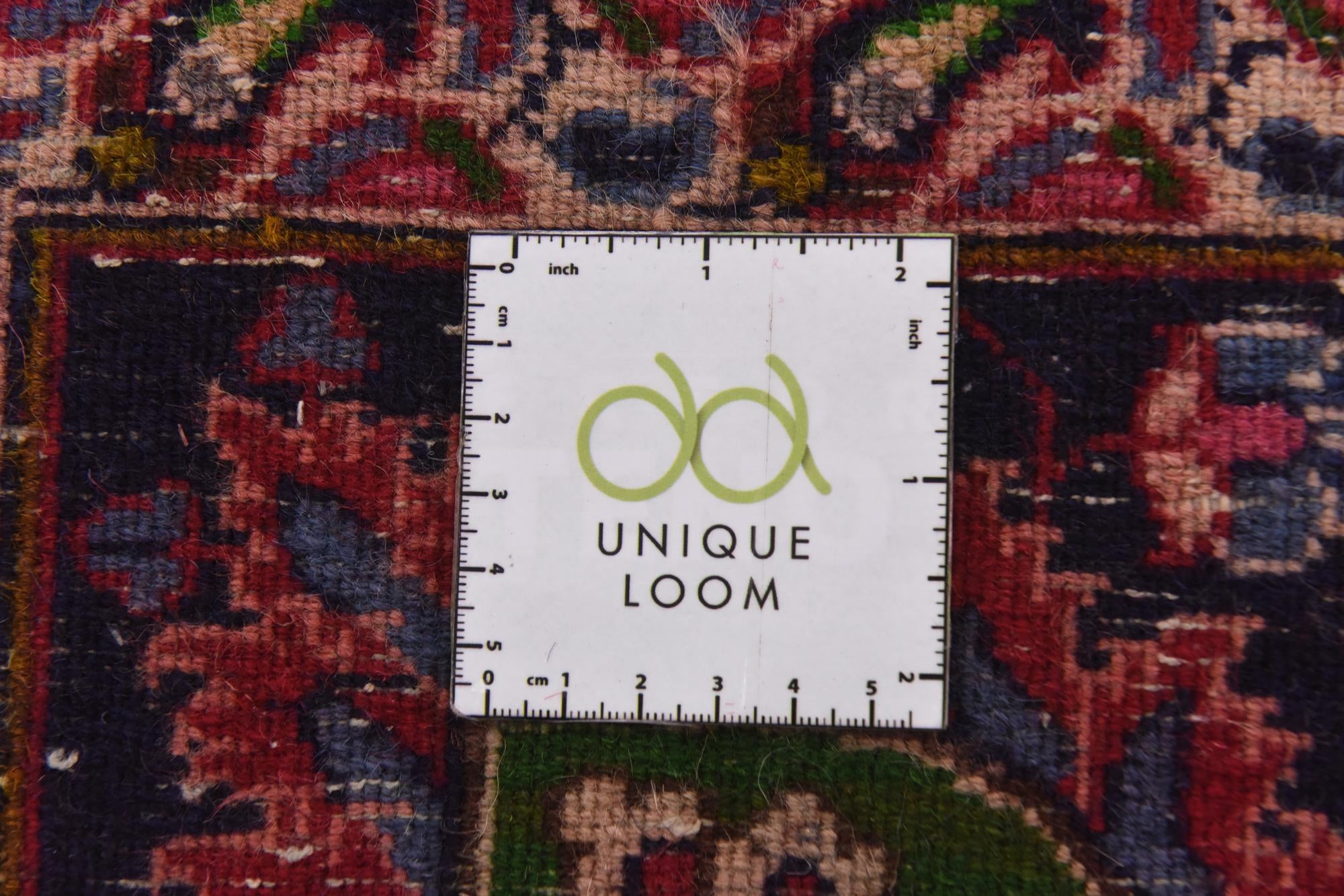 9' 7 x 12' 7 Hand Knotted Mashad Persian Wool Rug
