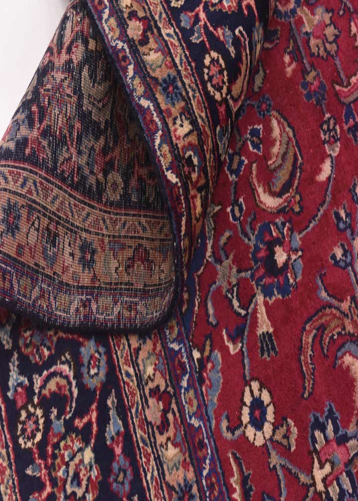 9' 8 x 12' 6 Hand Knotted Mashad Persian Wool Rug