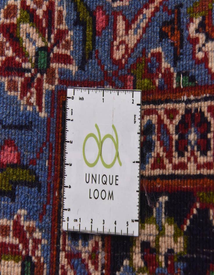 Detail image of 9' 8 x 13'  Hand Knotted Mashad Persian Wool Rug