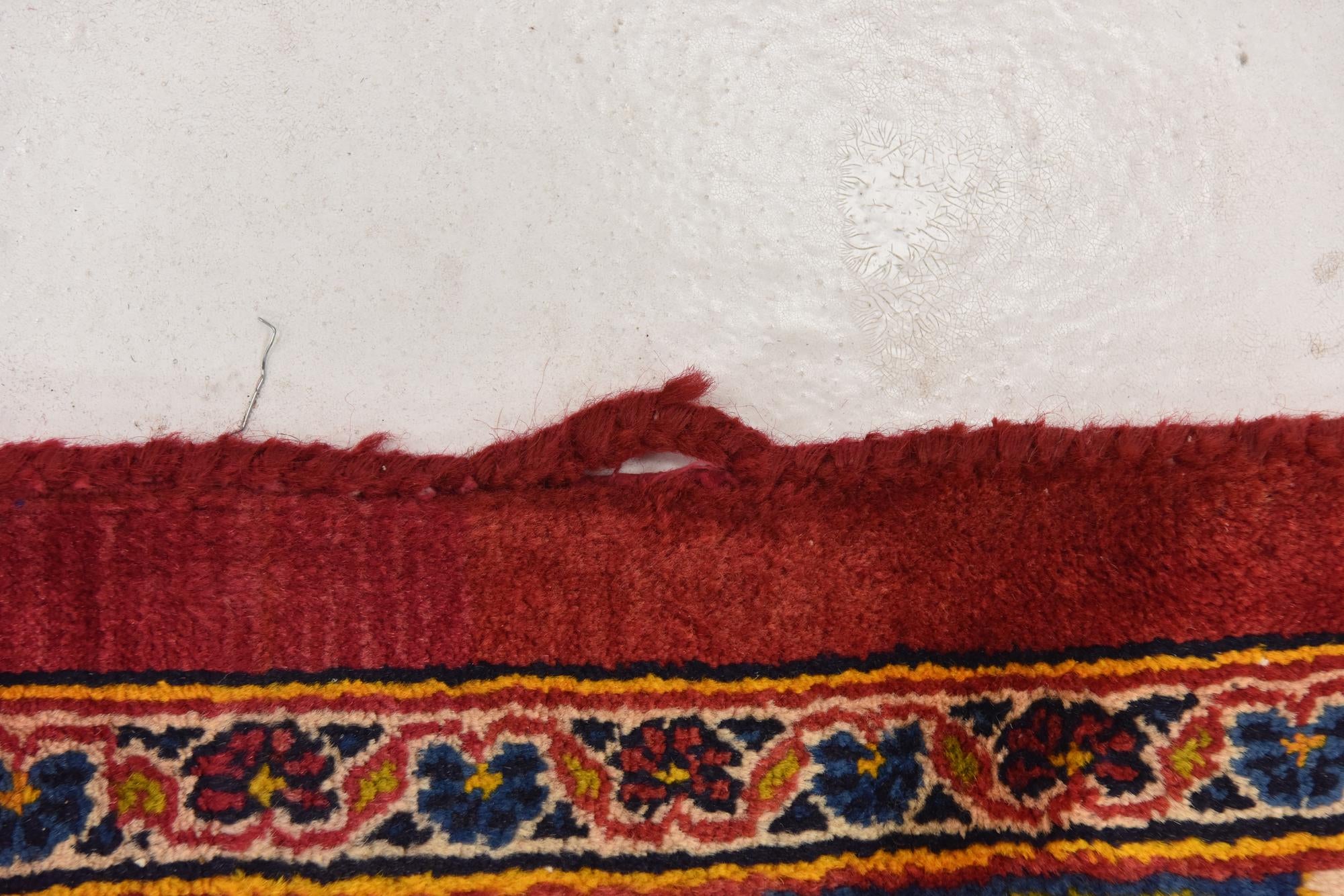 9' 10 x 12' 6 Hand Knotted Mashad Persian Wool Rug