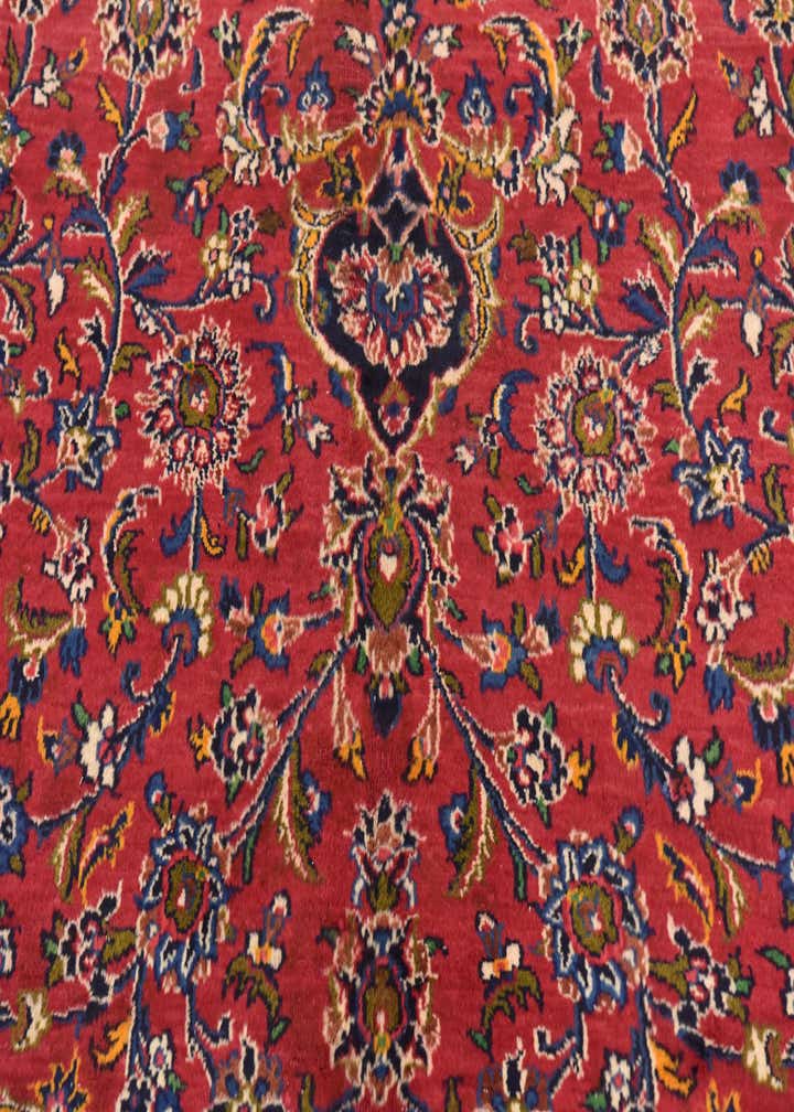 9' 10 x 12' 6 Hand Knotted Mashad Persian Wool Rug