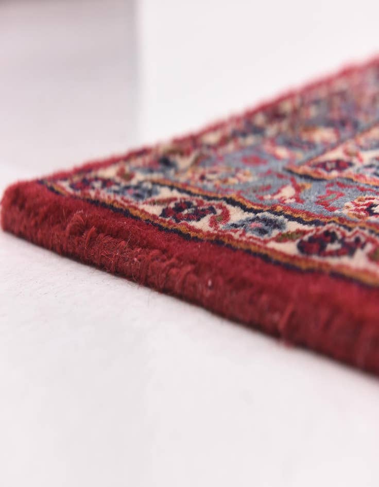 Detail image of 8' x 11' Hand Knotted Mashad Persian Wool Rug