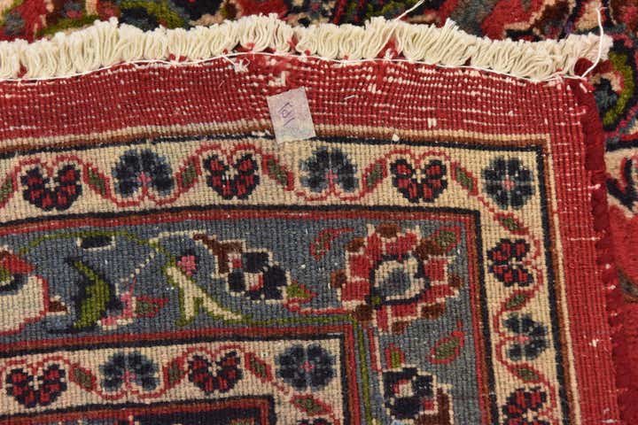 9' 6 x 12' 9 Hand Knotted Mashad Persian Wool Rug