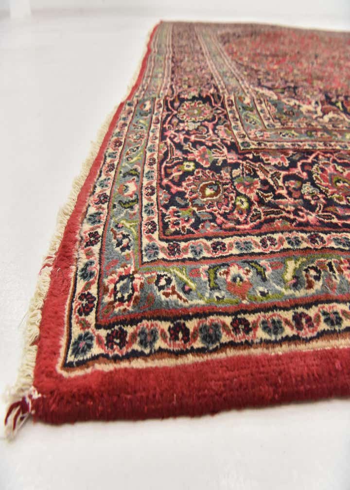 9' 6 x 12' 9 Hand Knotted Mashad Persian Wool Rug