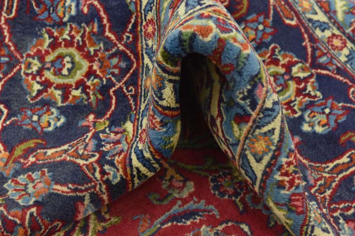 10' x 12' 8 Hand Knotted Mashad Persian Wool Rug