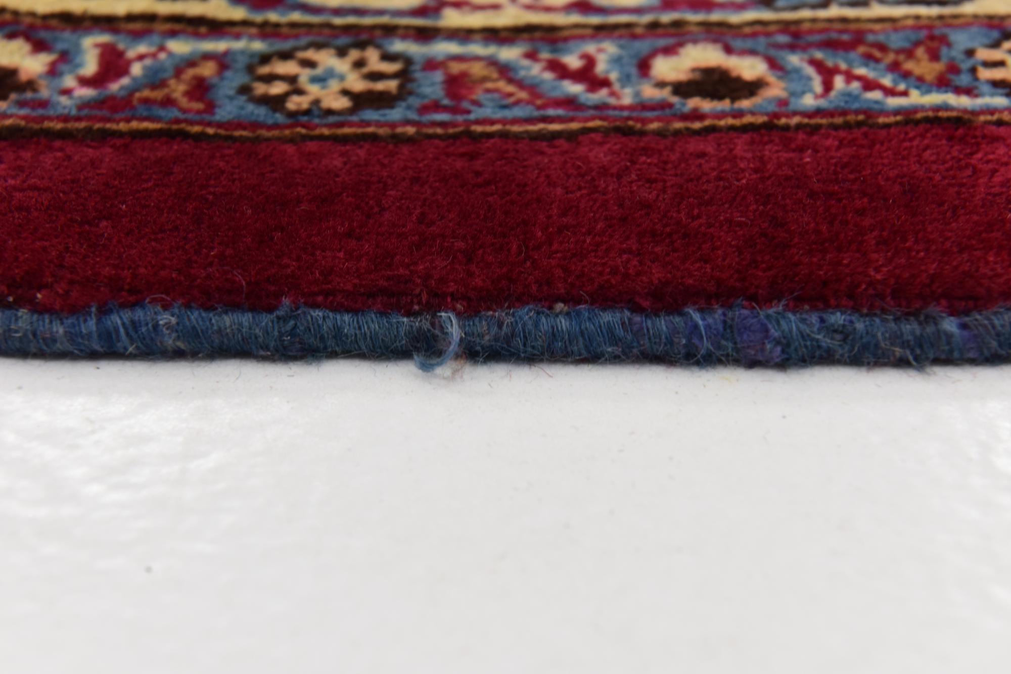 10' x 13' Hand Knotted Mashad Persian Wool Rug