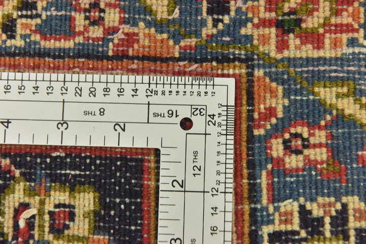 9' 8 x 12' 9 Hand Knotted Mashad Persian Wool Rug
