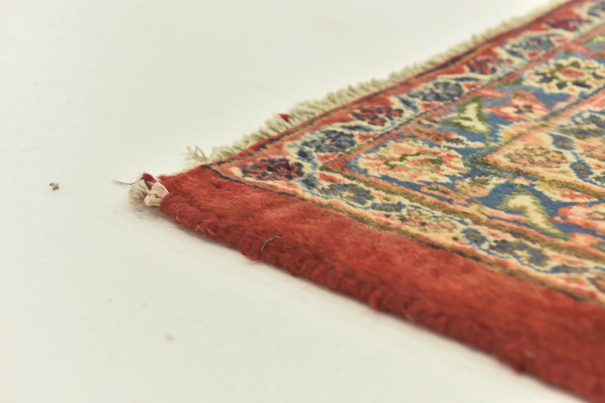 9' 8 x 12' 9 Hand Knotted Mashad Persian Wool Rug