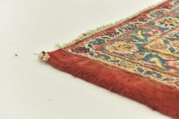 9' 8 x 12' 9 Hand Knotted Mashad Persian Wool Rug